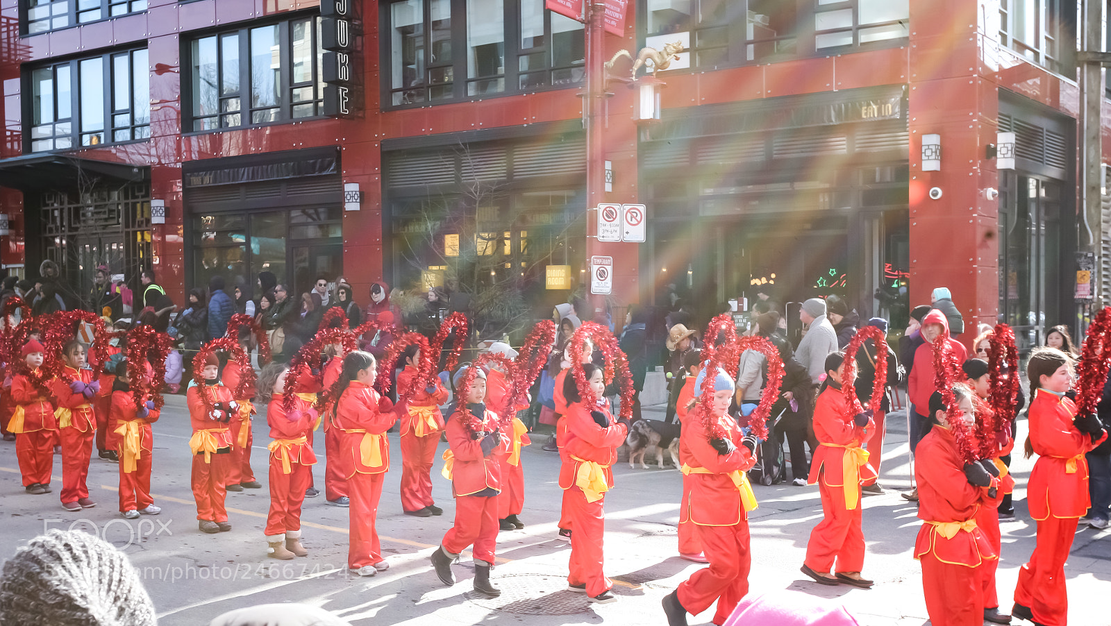 Canon EOS 5D sample photo. Chinese new year parade photography