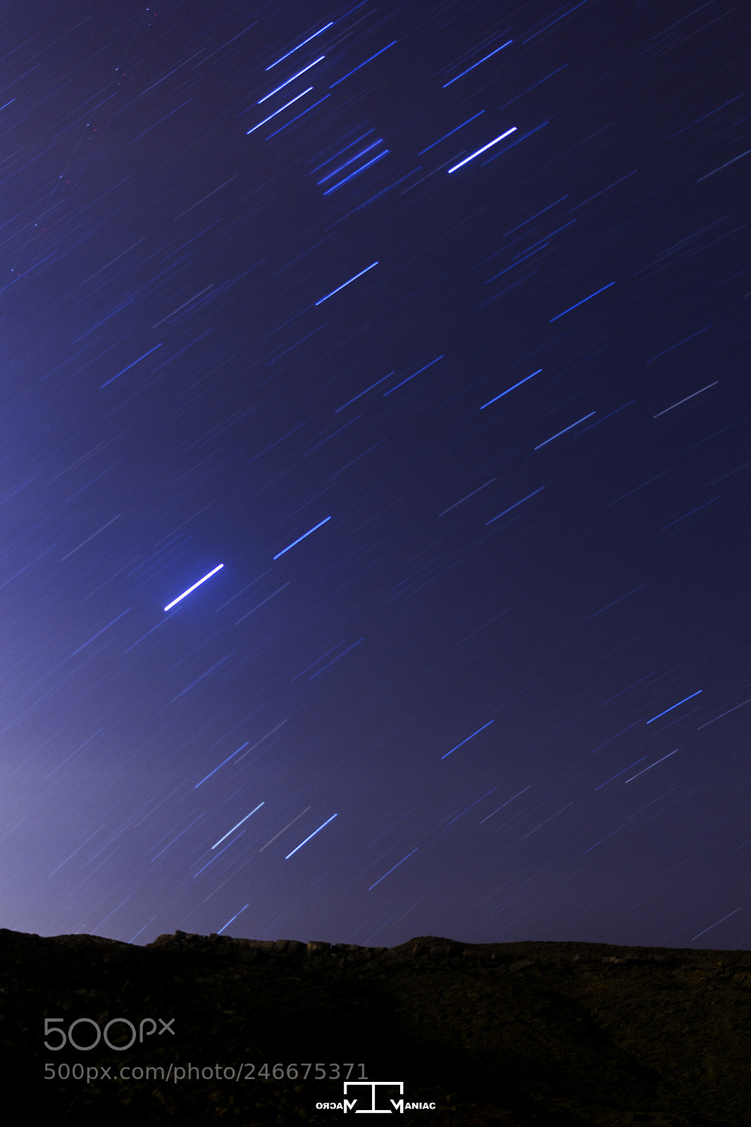 Canon EOS 60D sample photo. Star trails photography