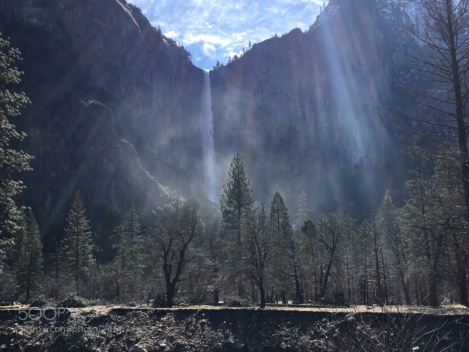 Apple iPhone 6s sample photo. Horsetail falls yosemite photography