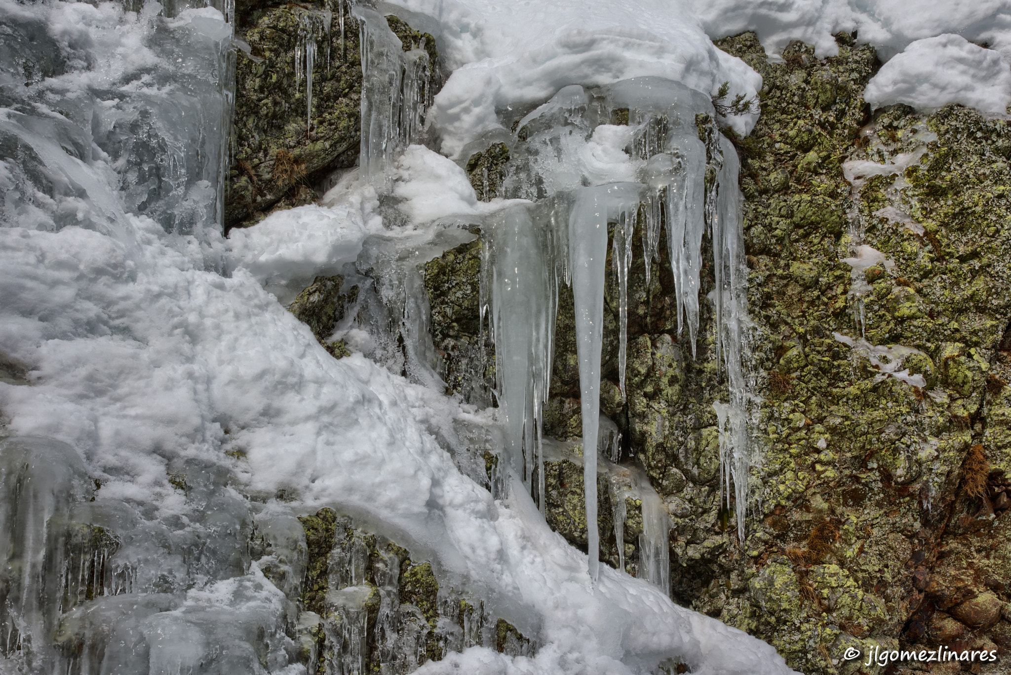Nikon AF-S Nikkor 24-120mm F4G ED VR sample photo. Hielos entre la nieve photography