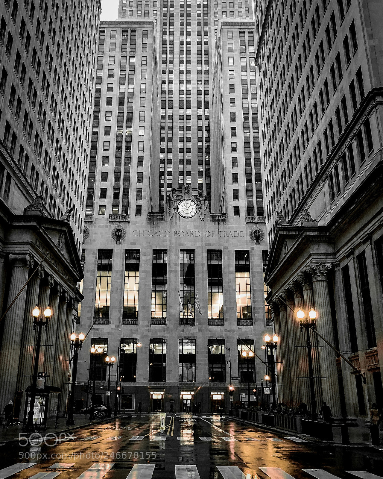 Apple iPhone X sample photo. Chicago board of trade photography