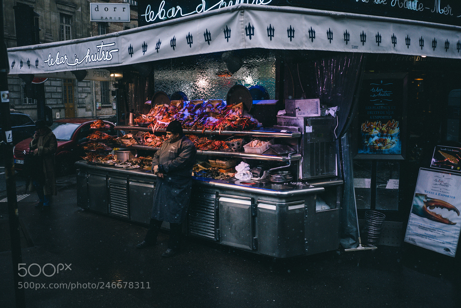 Sony a7R II sample photo. Street chef photography