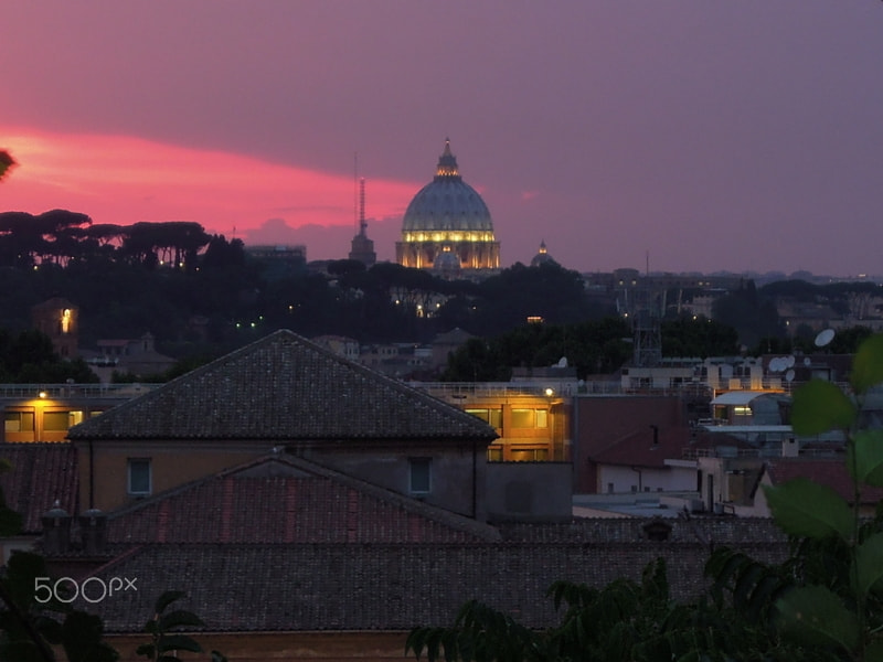 Nikon Coolpix P300 sample photo. The vatican at dusk photography