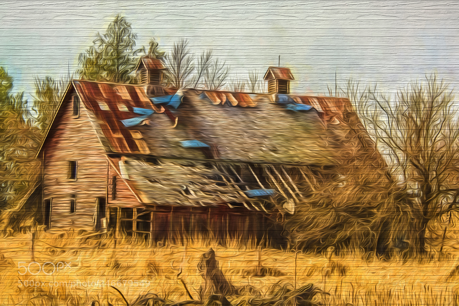 Nikon D7100 sample photo. Rural american barn. photography