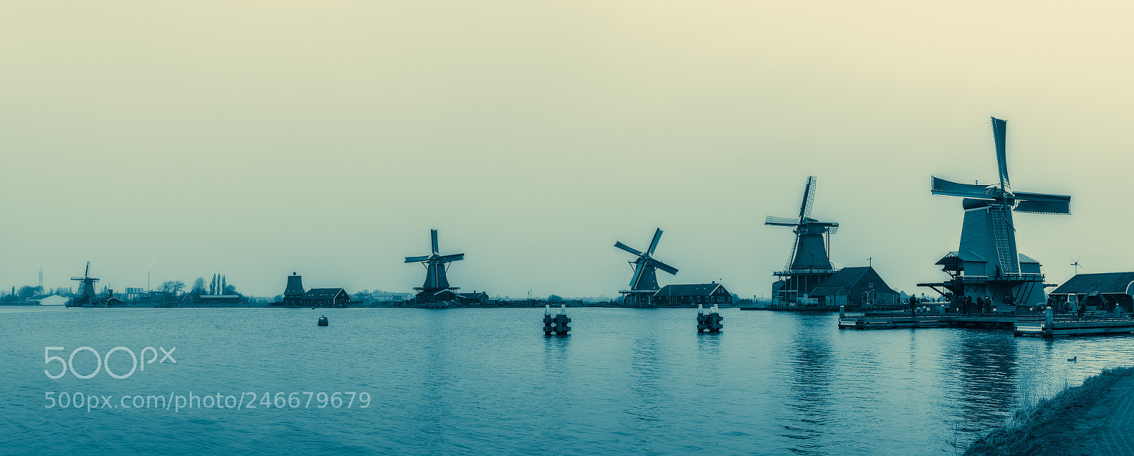 Pentax K-1 sample photo. Windmills of zaanse schans. photography