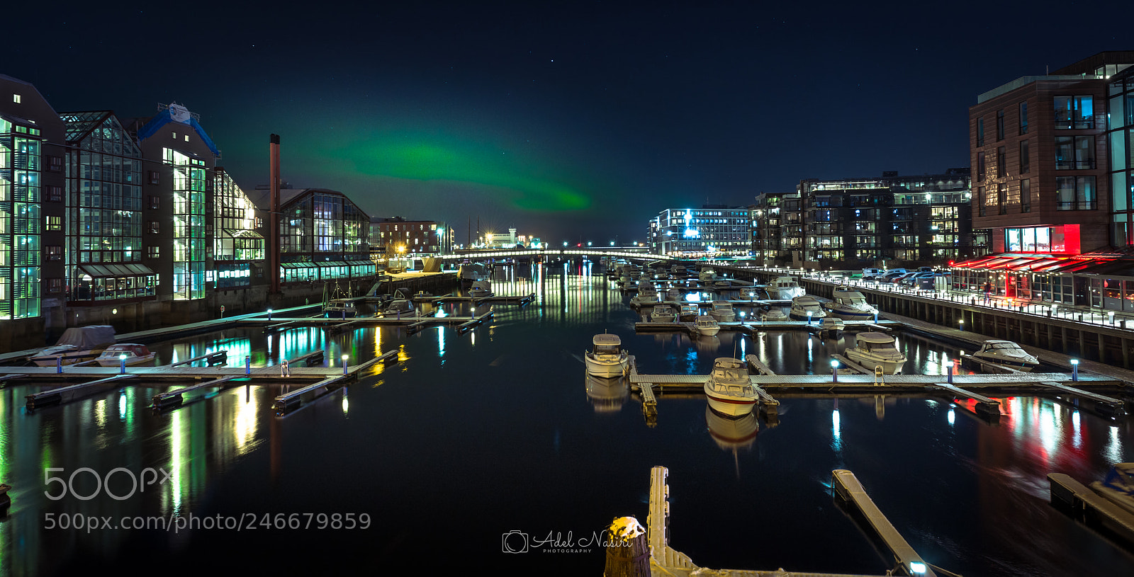 Nikon D800 sample photo. Aurora over nidarosdomen photography