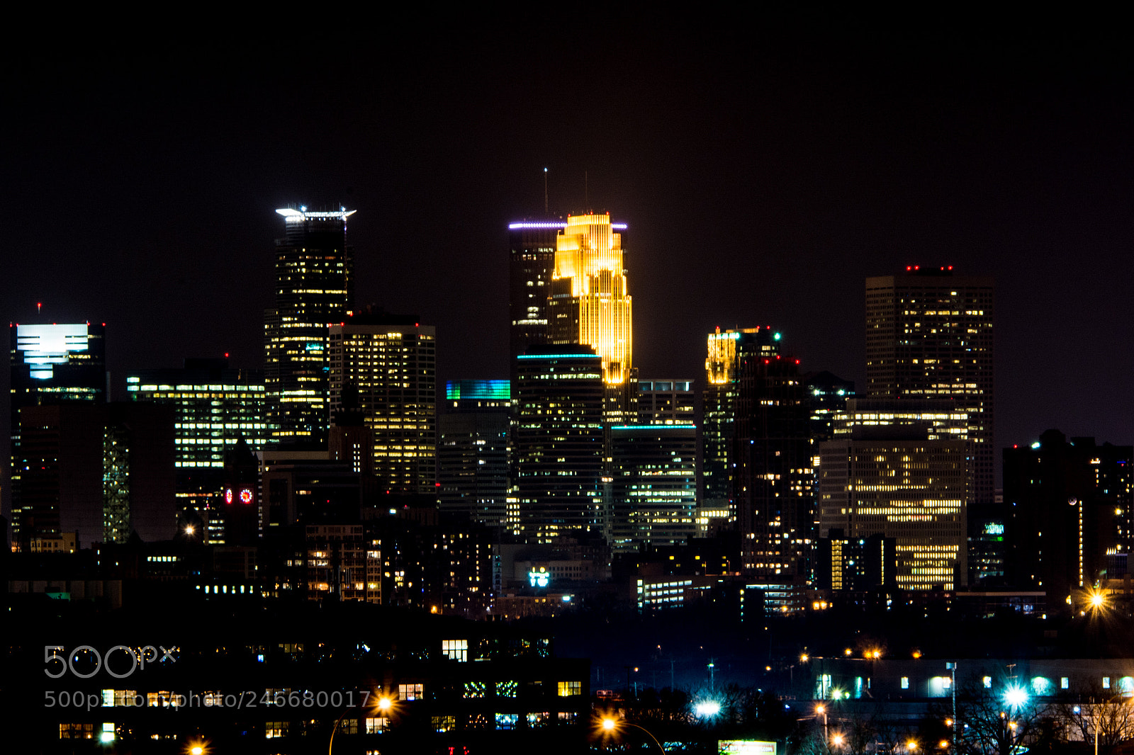 Nikon D7100 sample photo. Minneapolis skyline photography