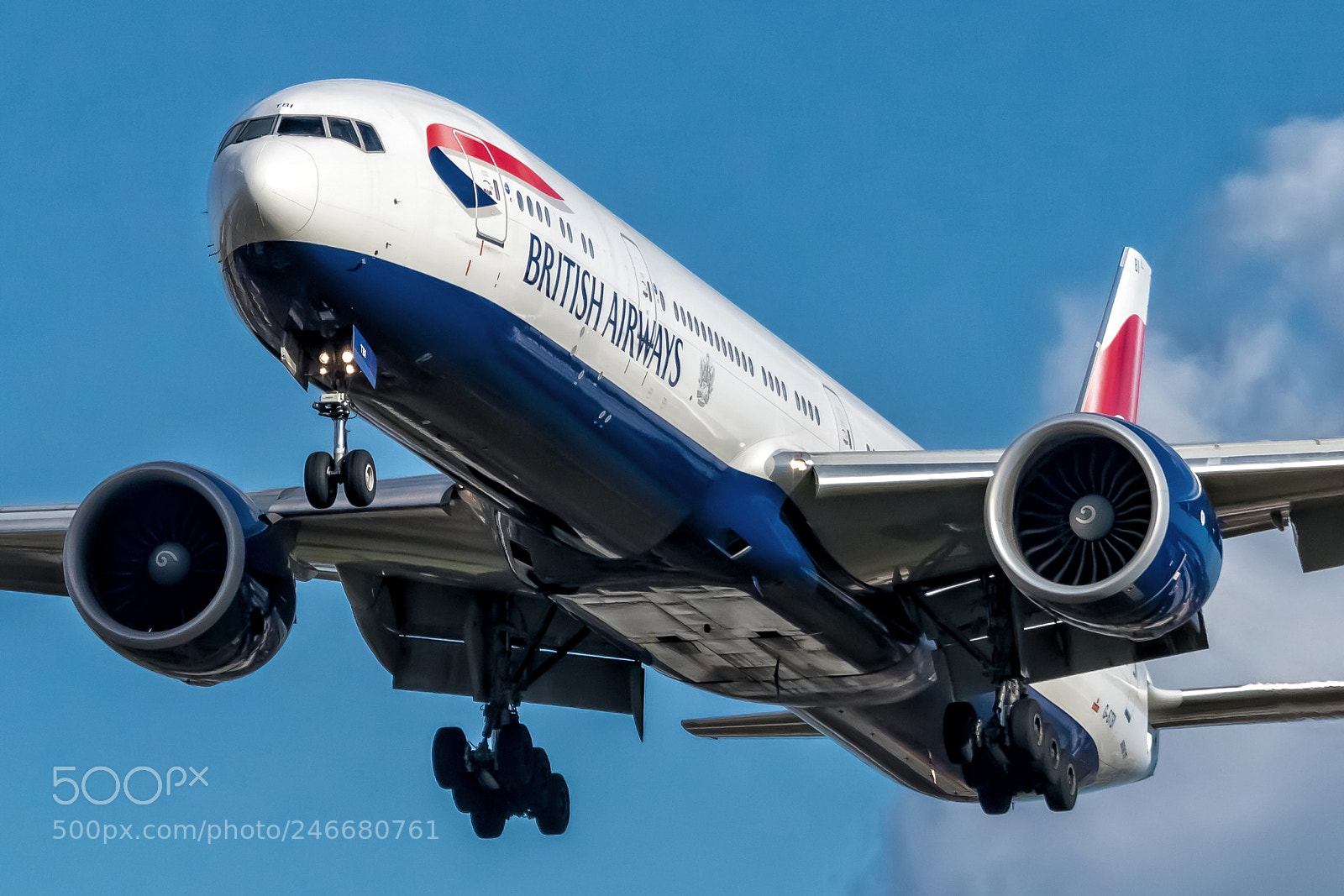 Canon EOS 750D (EOS Rebel T6i / EOS Kiss X8i) sample photo. 777-300er british airways photography
