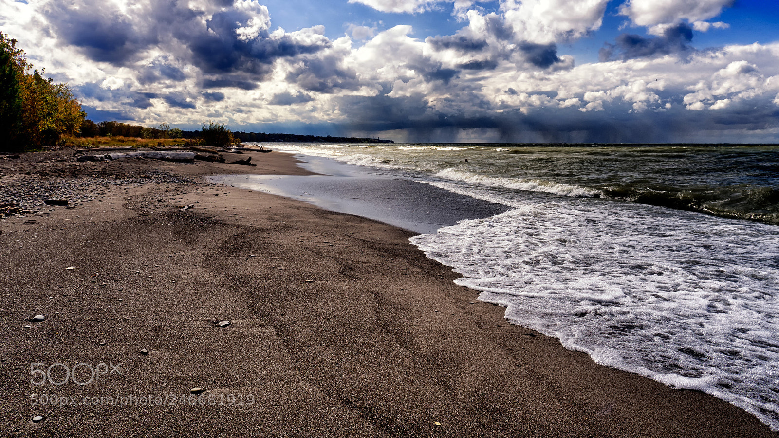 Olympus OM-D E-M10 II sample photo. Desolate shore (color) photography