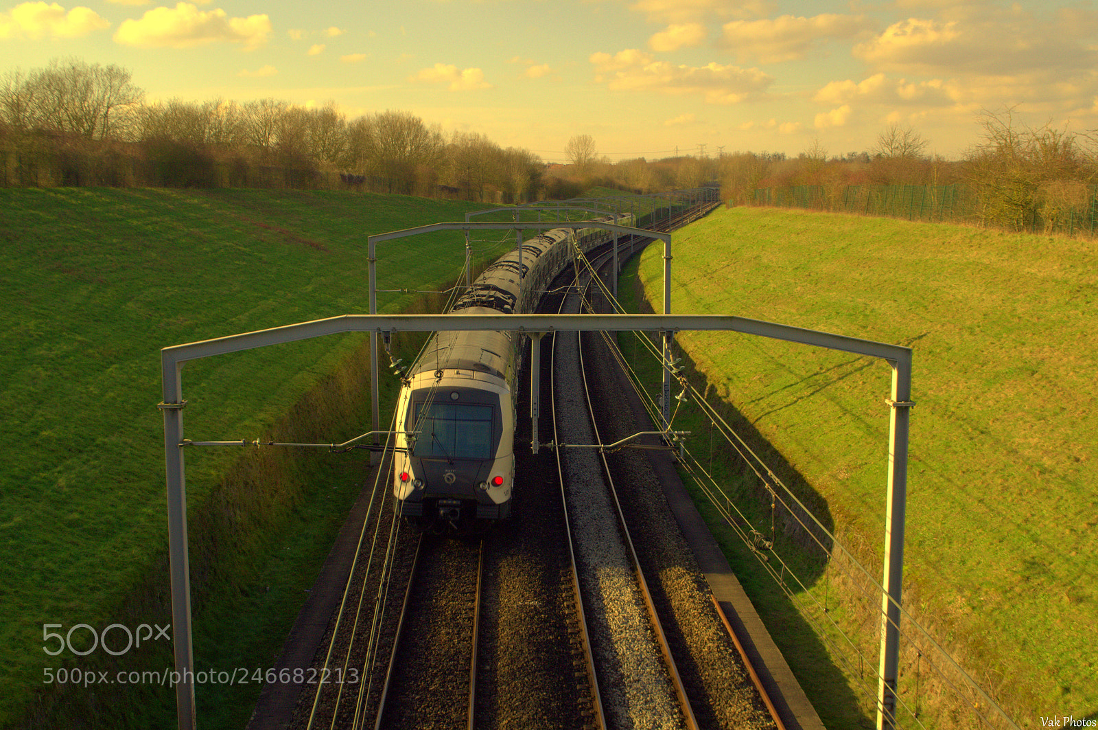Nikon D3100 sample photo. Train photography