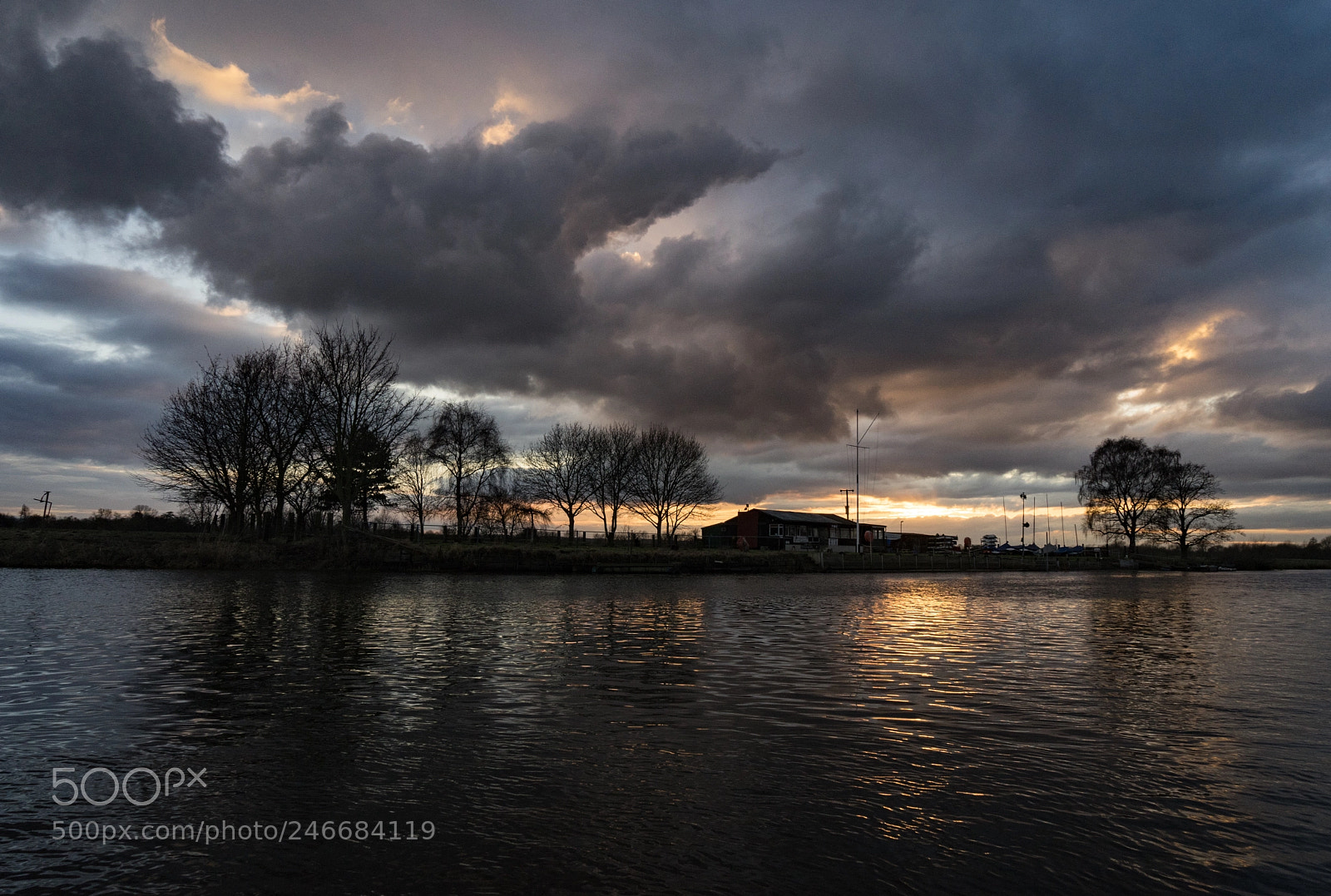 Sony a7 II sample photo. Sawley sunset. photography