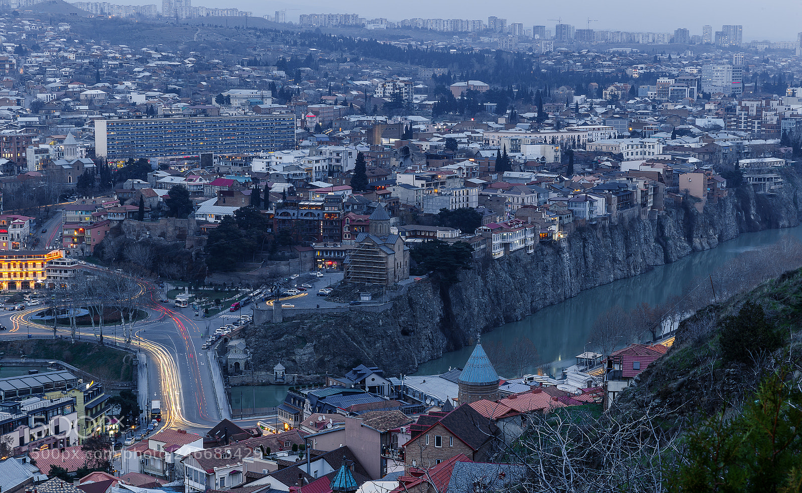 Canon EOS 6D sample photo. Panorama of tbilisi at photography