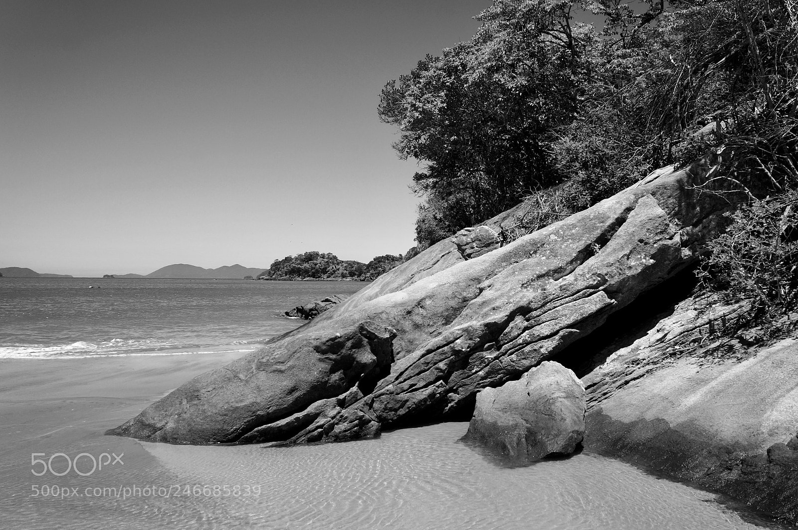 Sony Alpha NEX-6 sample photo. Beach - b&w photography