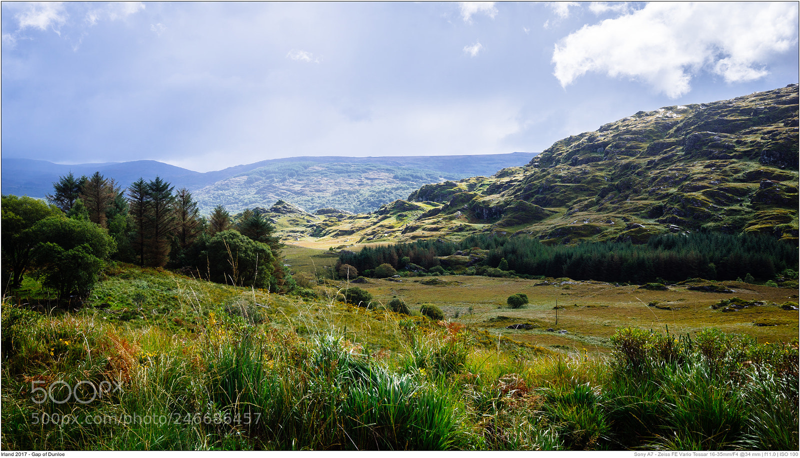 Sony a7 sample photo. Irland gap of dunloe photography