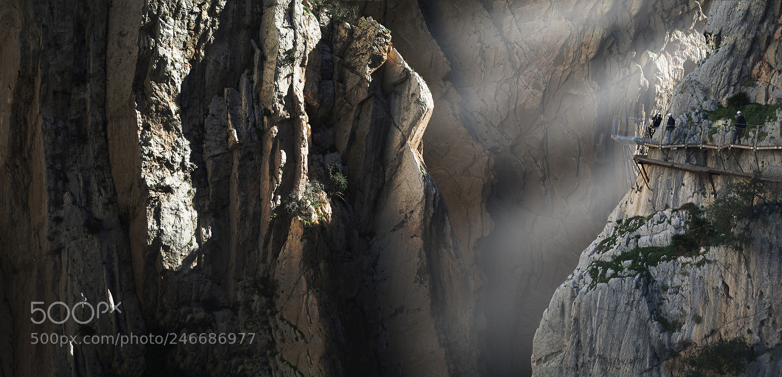 Nikon D3200 sample photo. Caminito del rey, a photography