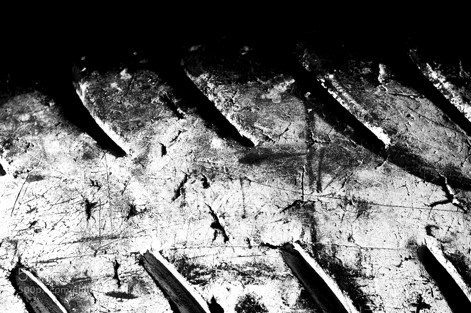 Nikon D3200 sample photo. Tire tread photography