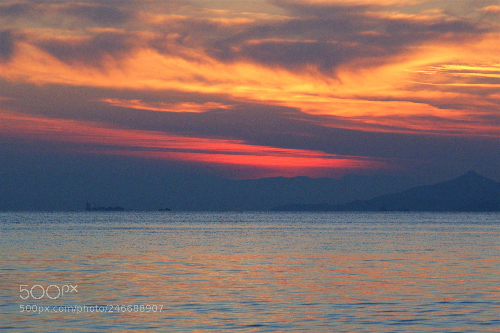 Sony Alpha DSLR-A350 sample photo. Skies on fire ... ! photography
