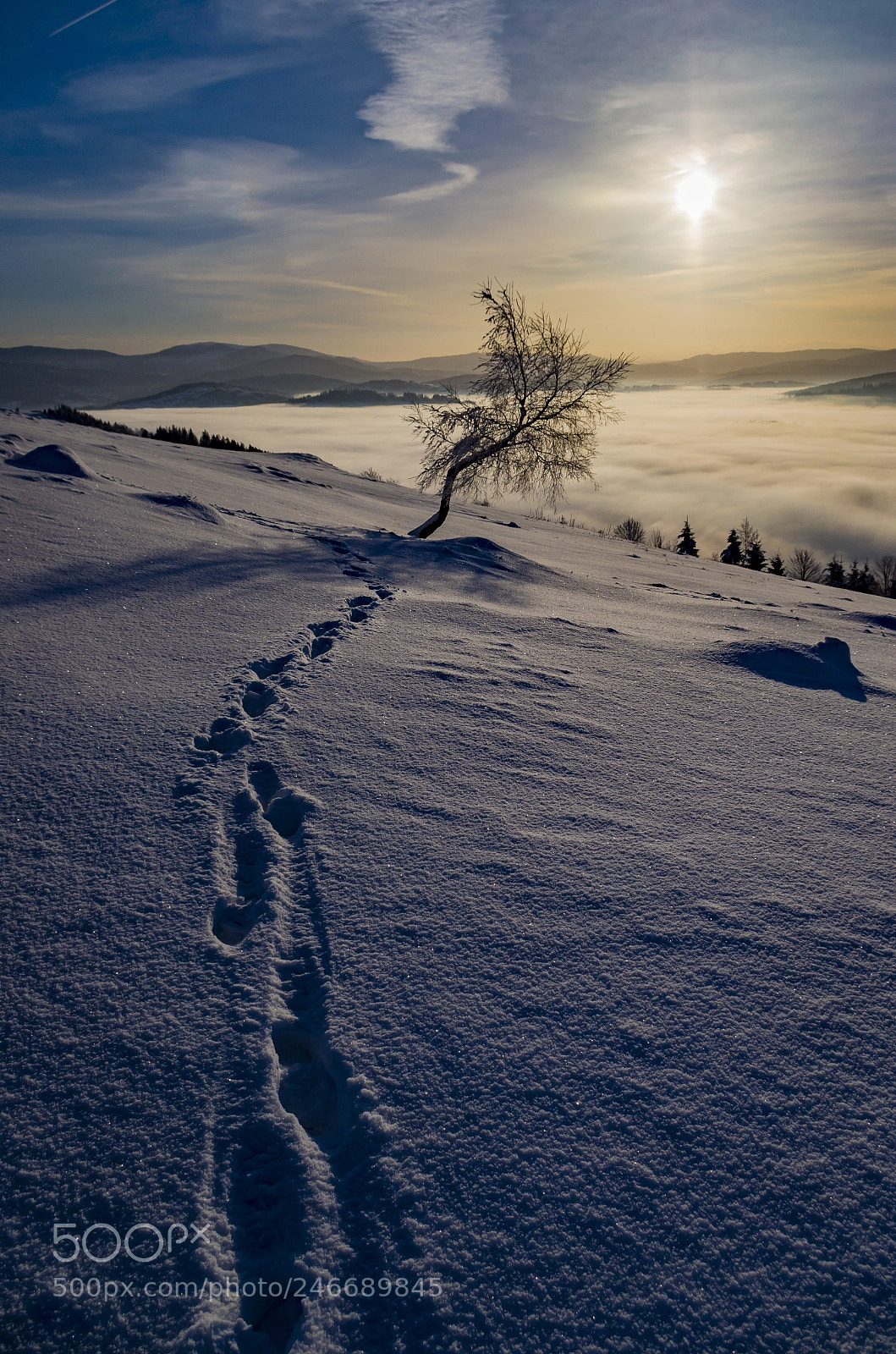 Pentax K-30 sample photo. Mountain sunrise photography