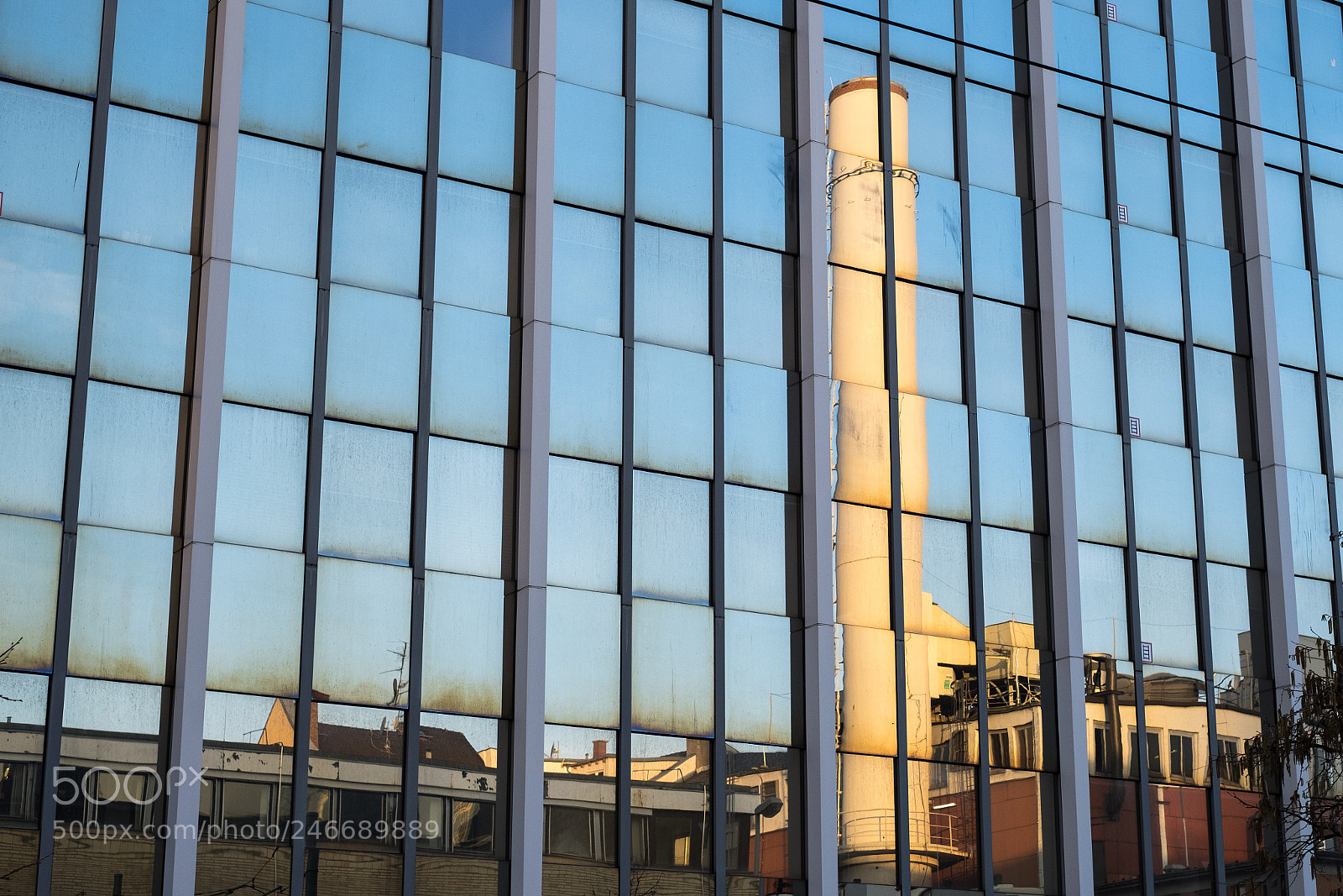 Fujifilm X-T20 sample photo. Reflecting smokestack photography