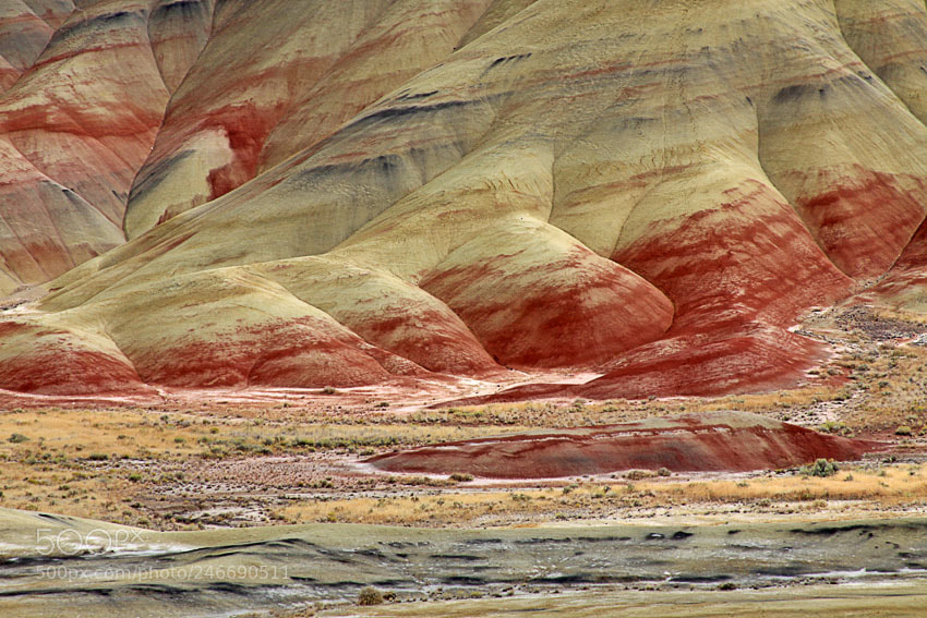 Canon EOS 50D sample photo. Painted hills, central oregon photography