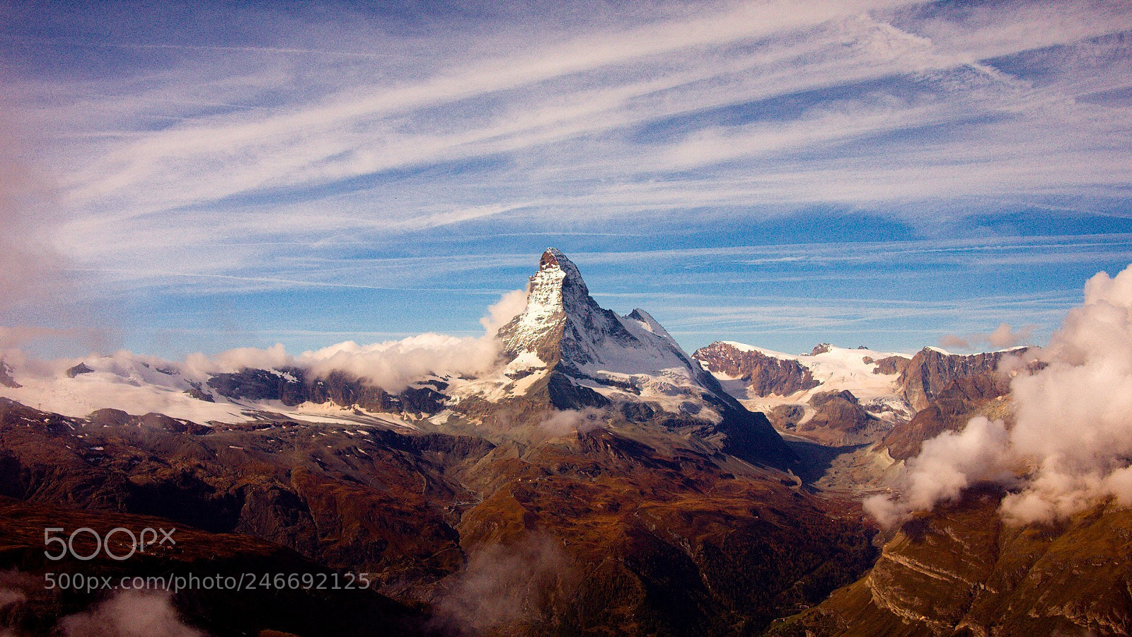 Panasonic Lumix DMC-GF1 sample photo. Autumnal matterhorn photography