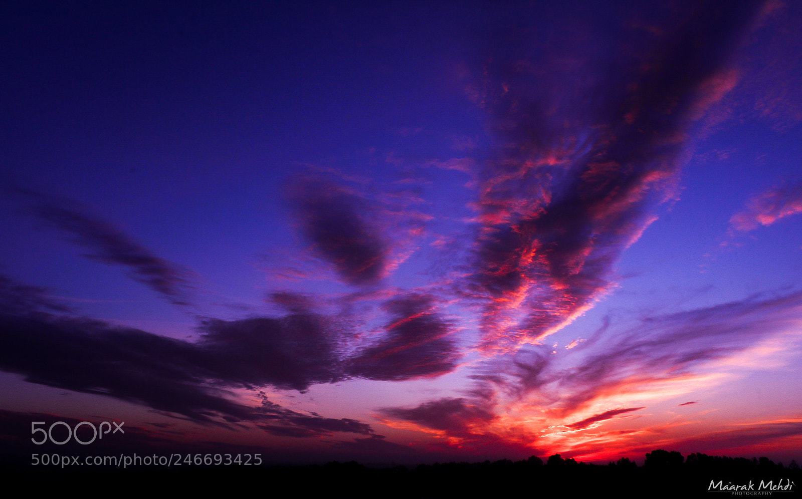 Canon EOS 600D (Rebel EOS T3i / EOS Kiss X5) sample photo. Amethyst sky photography