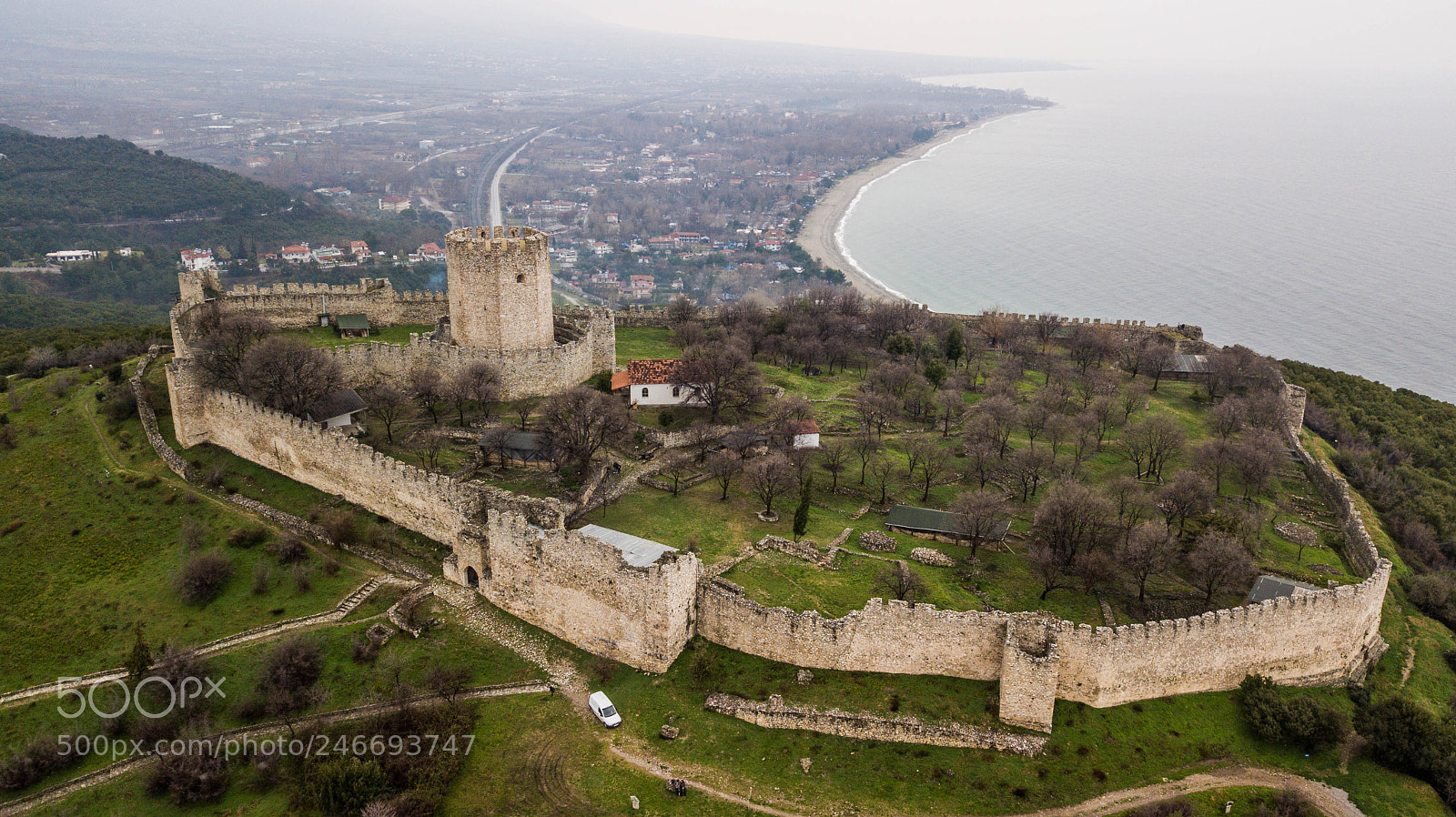 DJI FC220 sample photo. Aerial castle ~ photography