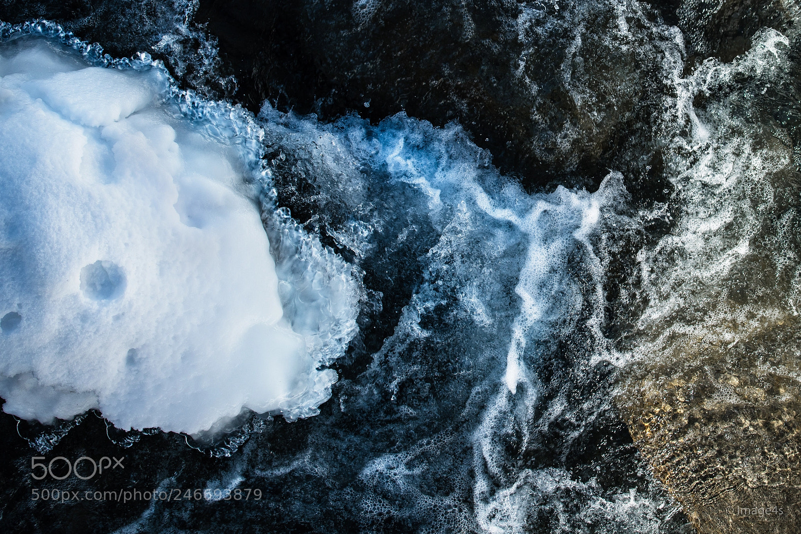 Nikon D850 sample photo. Diamond river abstract photography