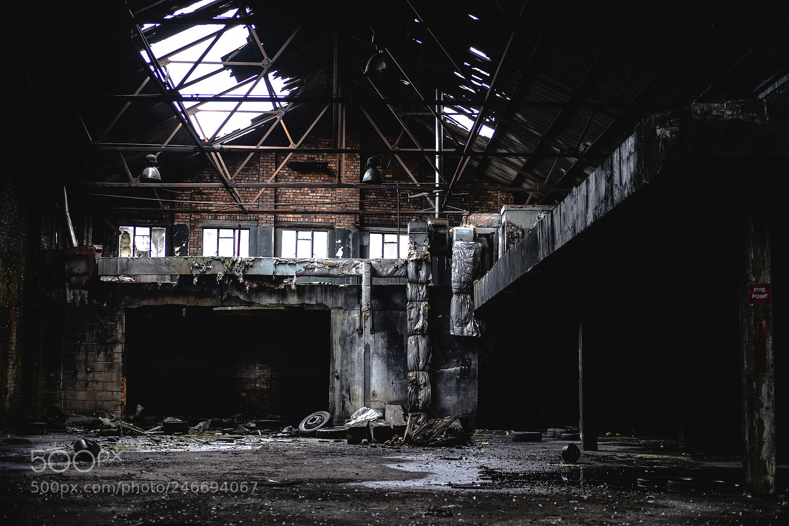 Fujifilm X-T1 sample photo. Abandoned warehouse photography