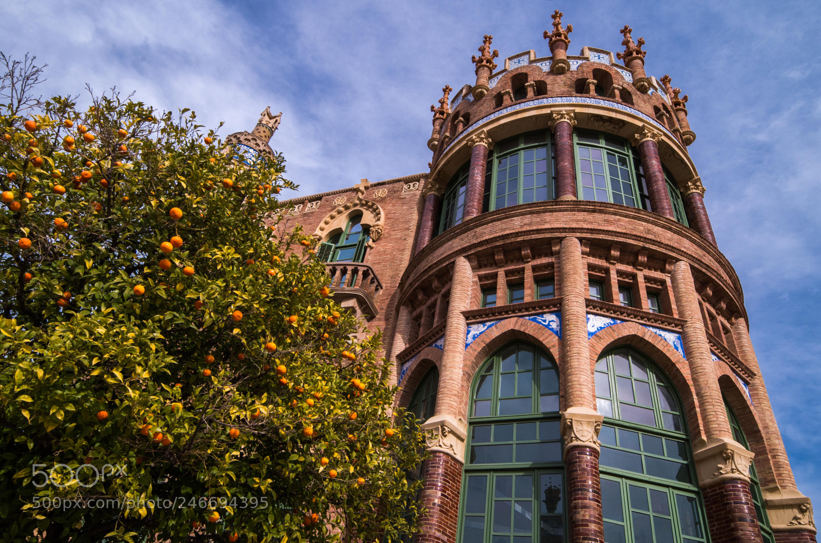 Pentax K-50 sample photo. Recinto modernista de sant photography