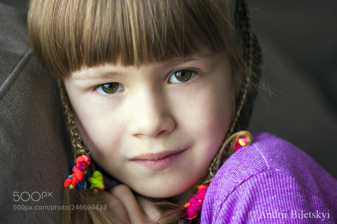 Canon EOS 60D sample photo. Portrait of little girl photography