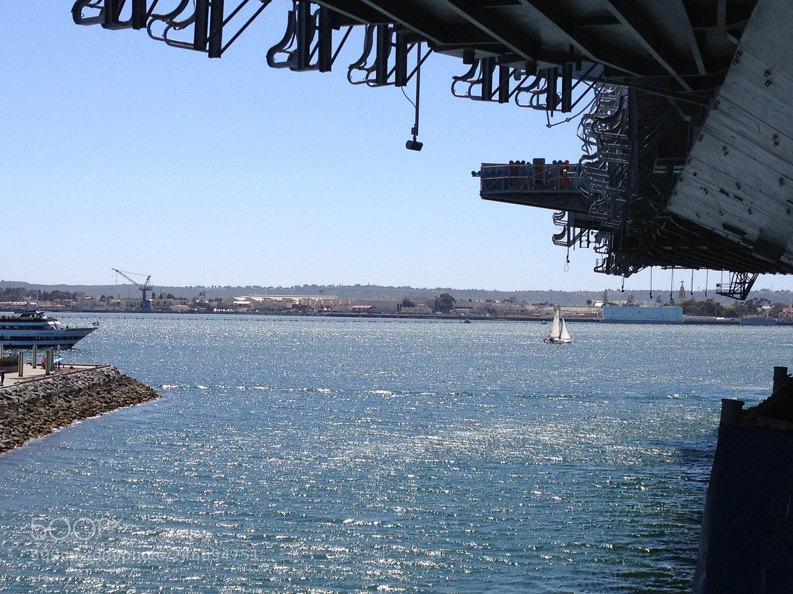 Apple iPhone 4S sample photo. Uss midway, san diego photography
