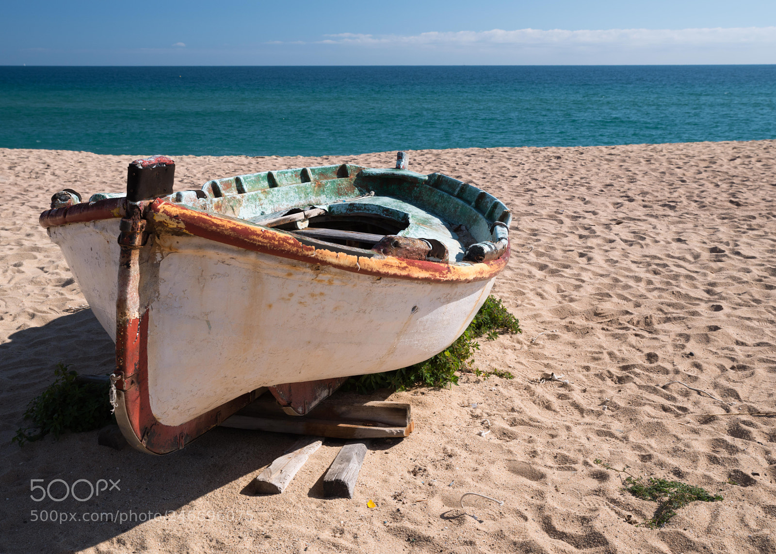 Pentax K-1 sample photo. Abandoned boat photography