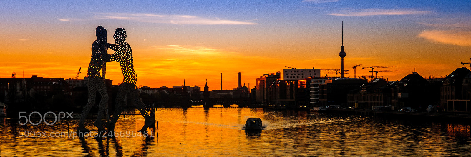 Nikon D300 sample photo. Sunset in berlin photography