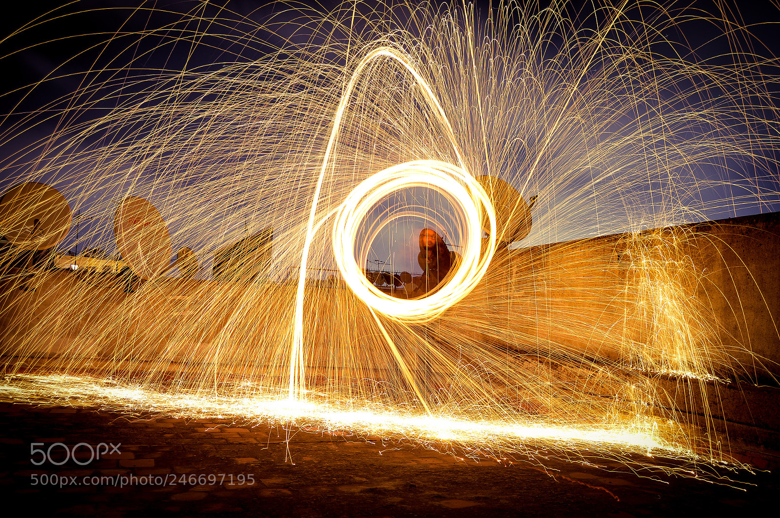 Nikon D3200 sample photo. Light painting photography