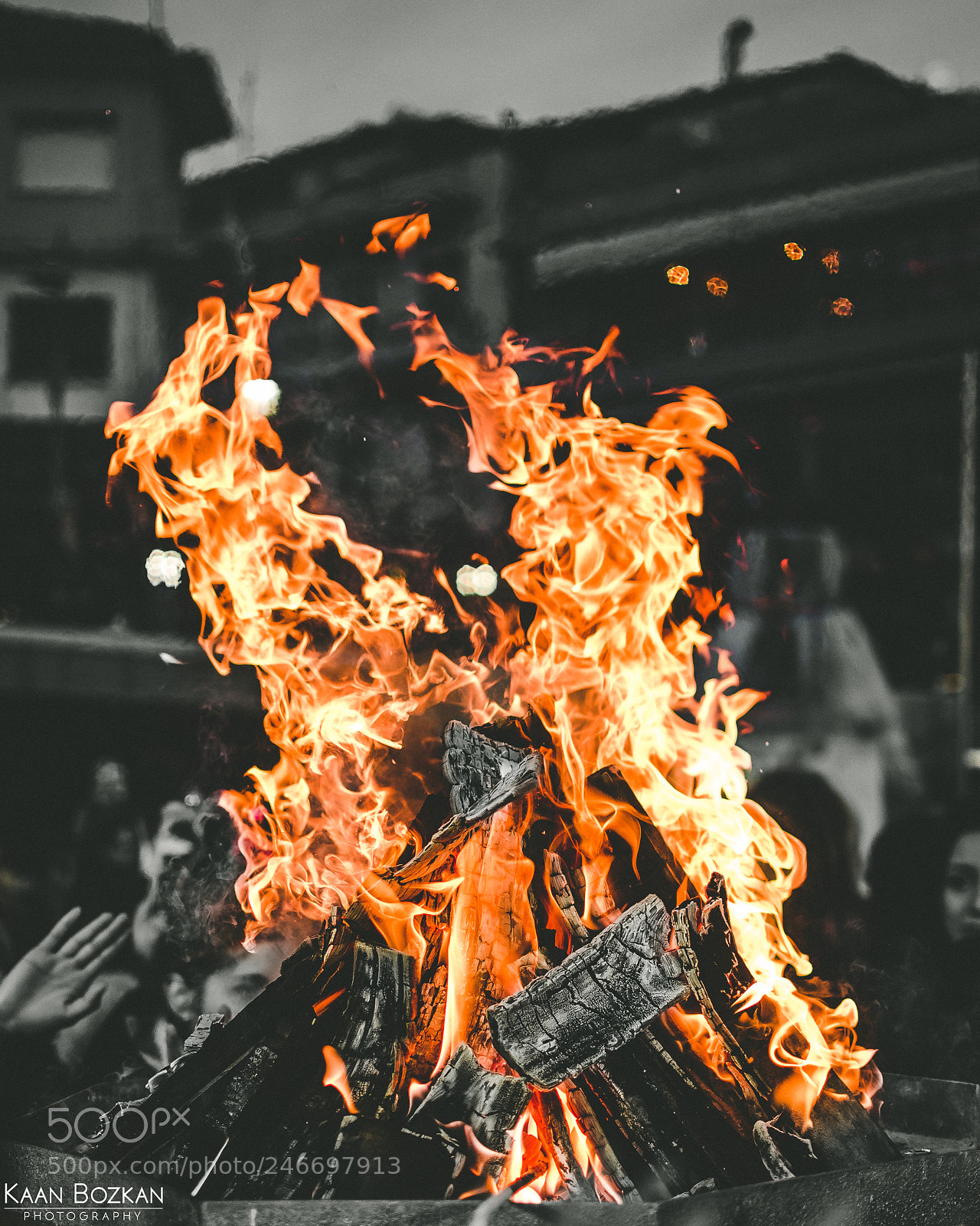 Nikon D5100 sample photo. Carnival fire photography