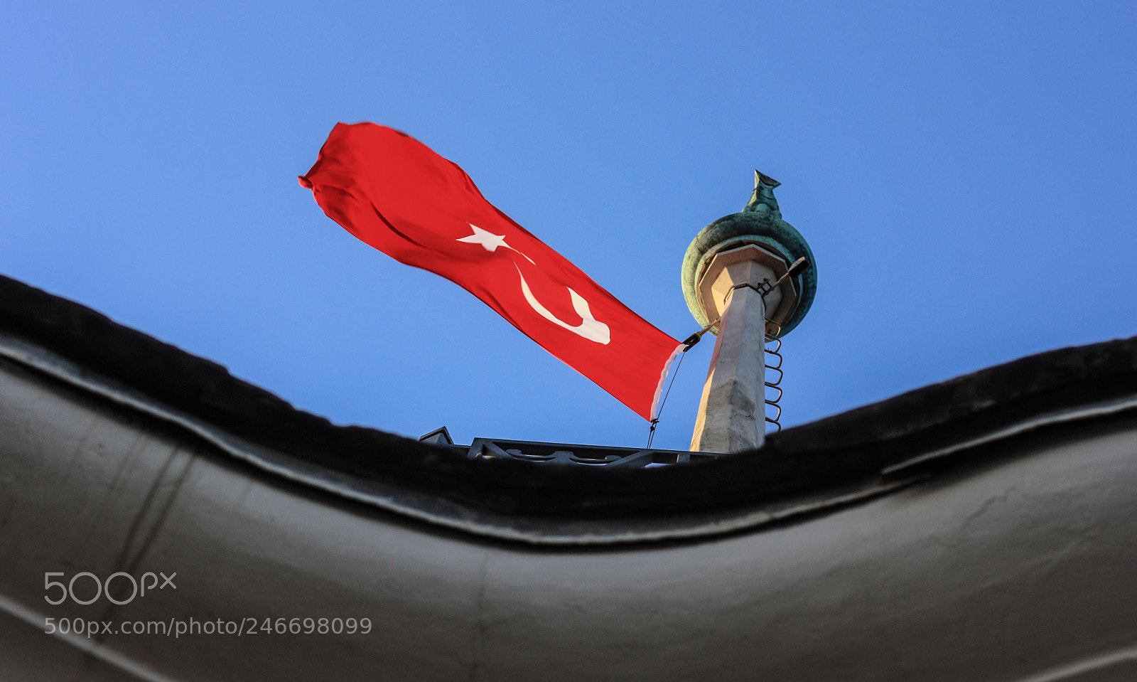 Canon EOS 450D (EOS Rebel XSi / EOS Kiss X2) sample photo. Turkish flag on k photography