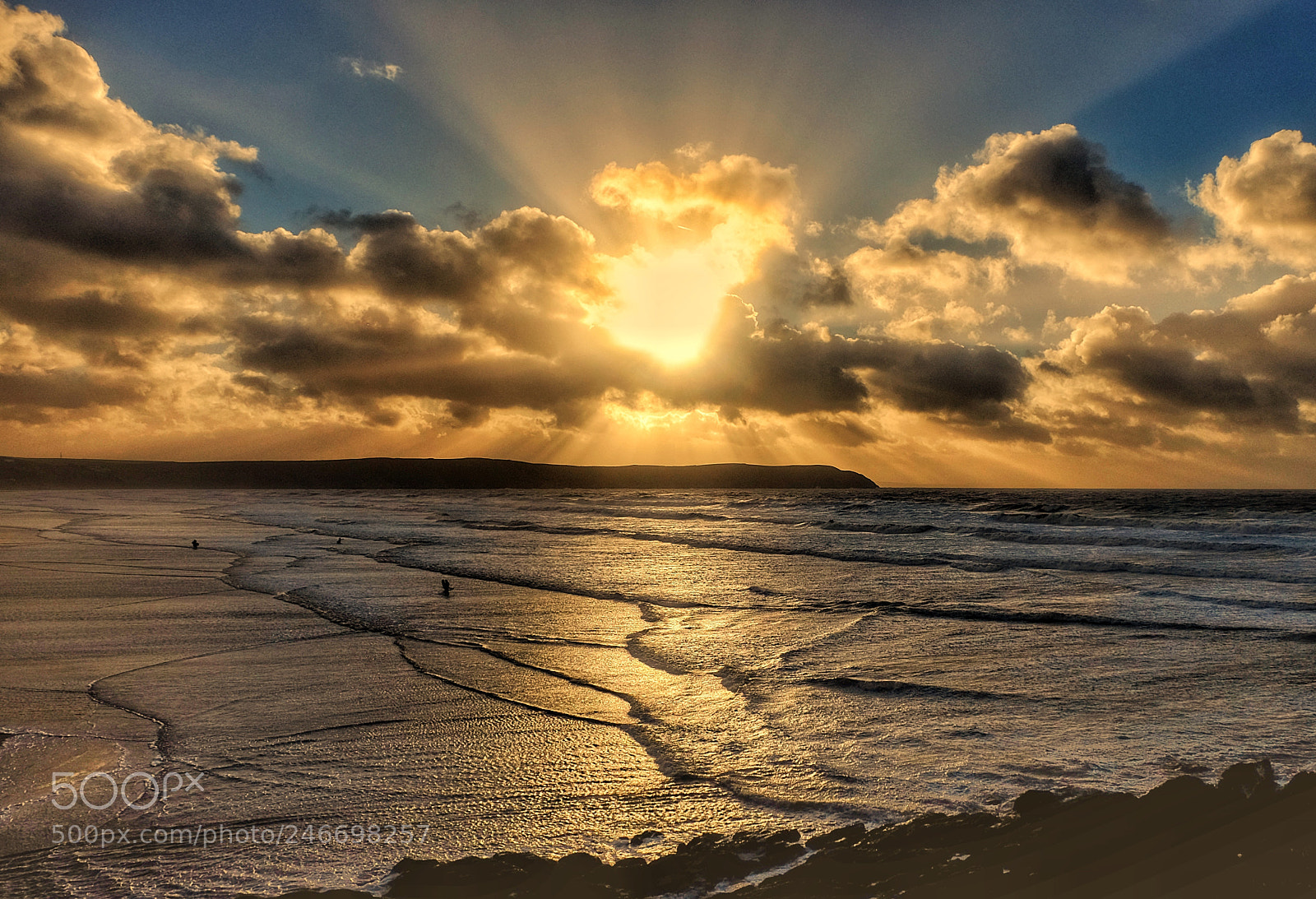 Fujifilm X-E2S sample photo. Woolacombe sunset photography