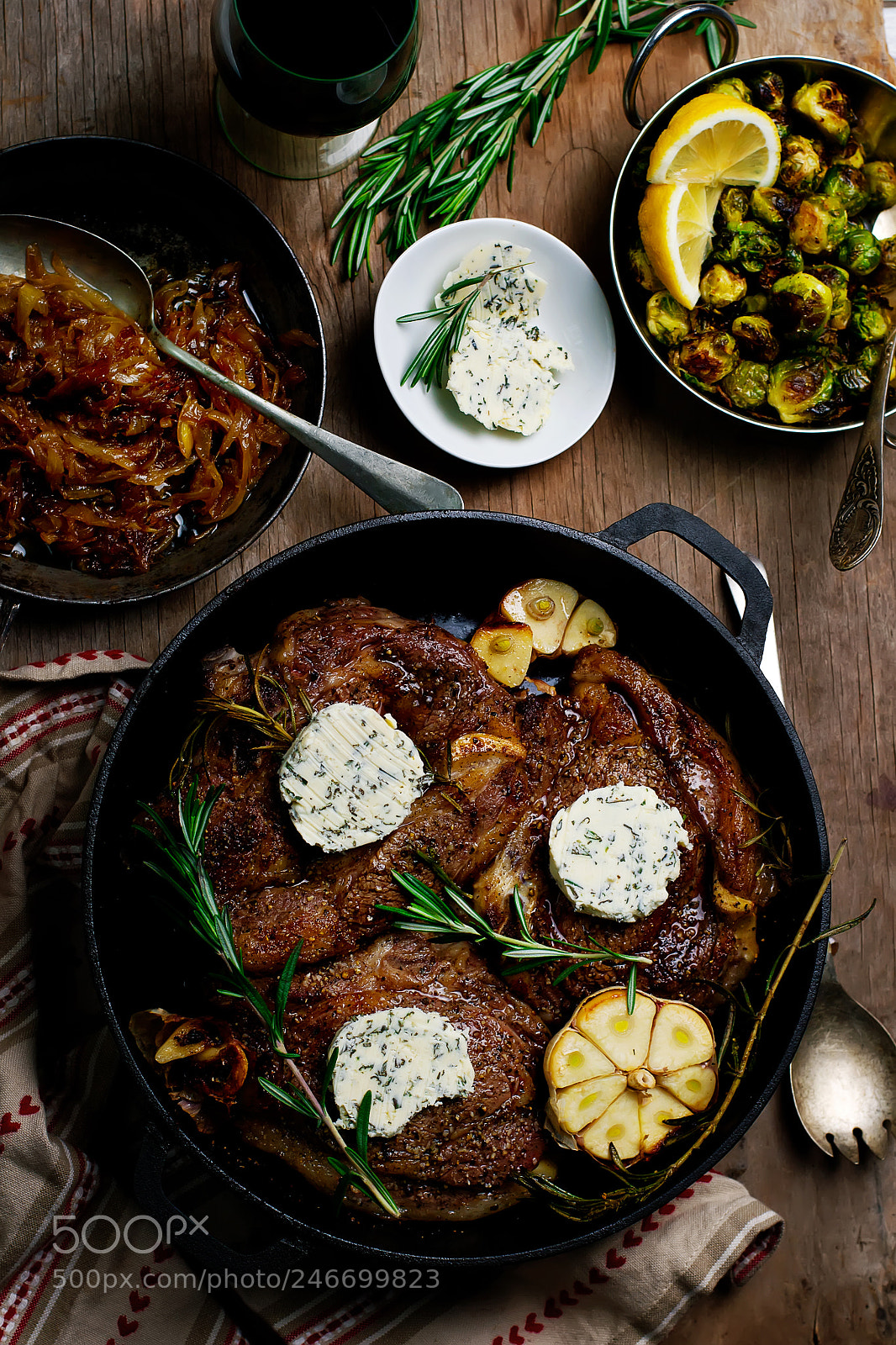 Nikon D3100 sample photo. A skillet seared ribeye photography