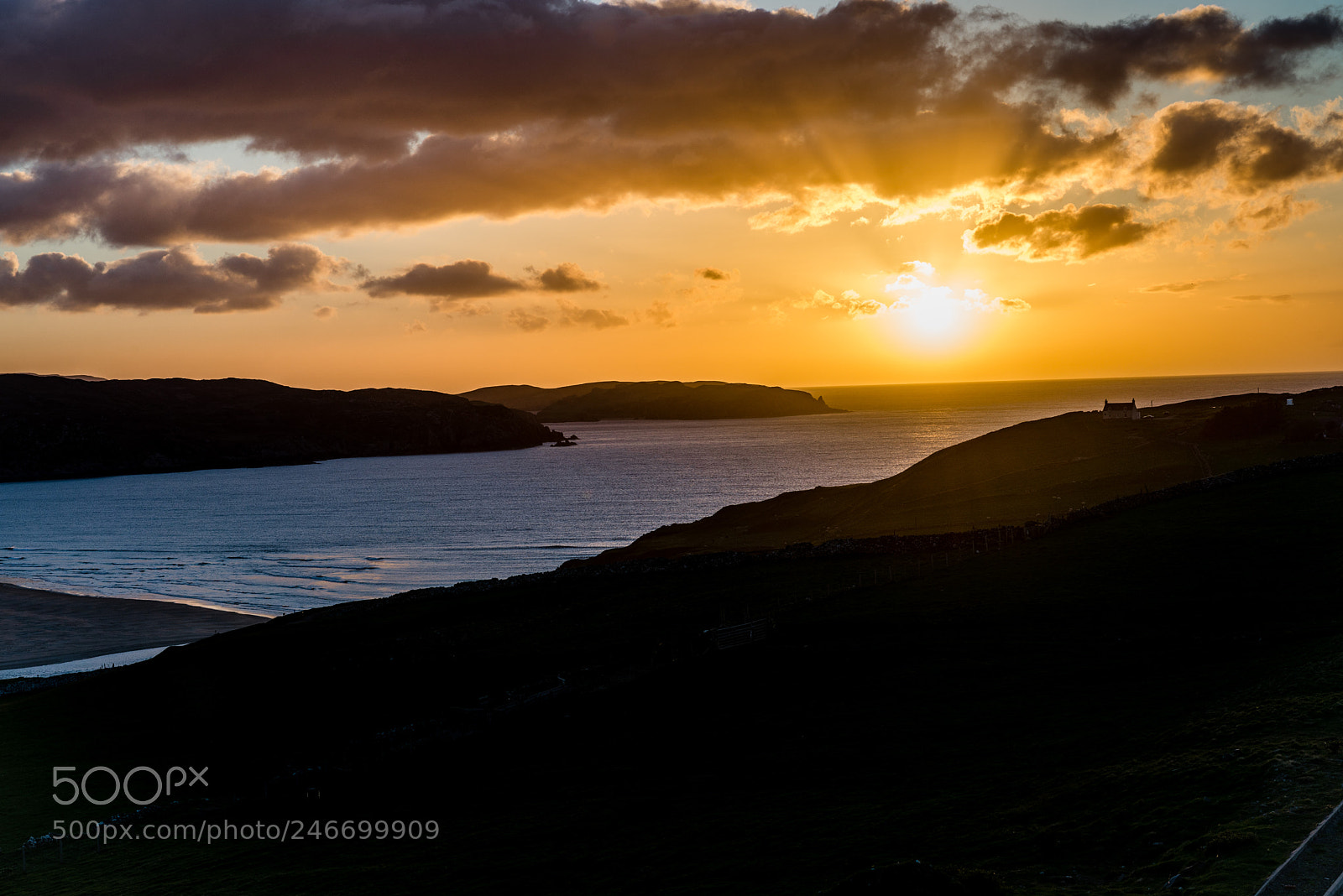 Nikon D610 sample photo. Sunset in bettyhill photography