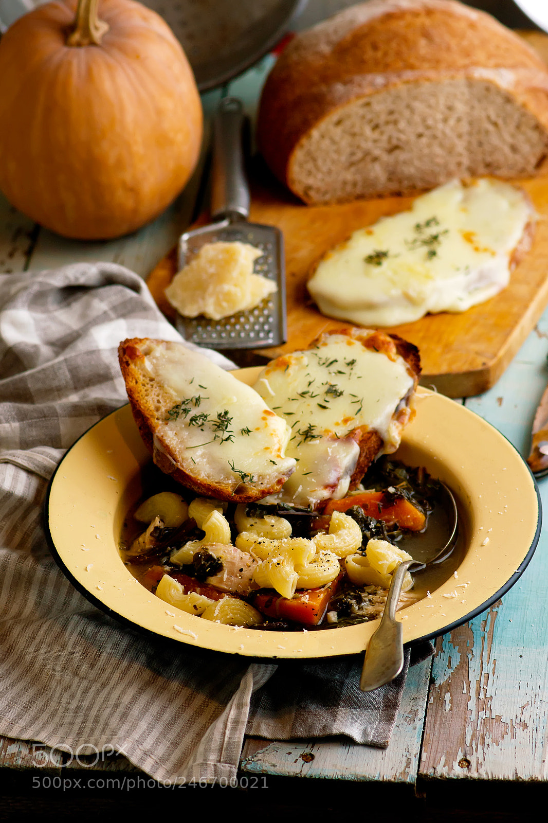 Nikon D3100 sample photo. Italian pumpkin kale chicken photography