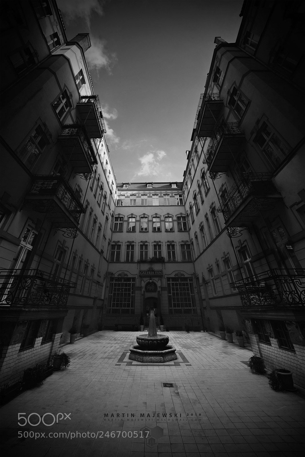 Nikon D600 sample photo. Old stettin black & white photography