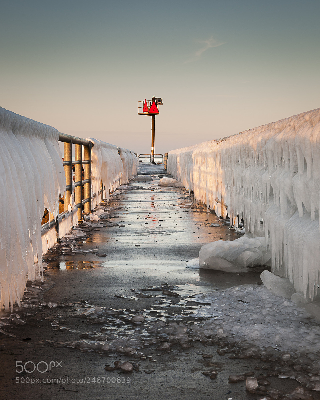 Nikon D90 sample photo. Lake michigan pier photography
