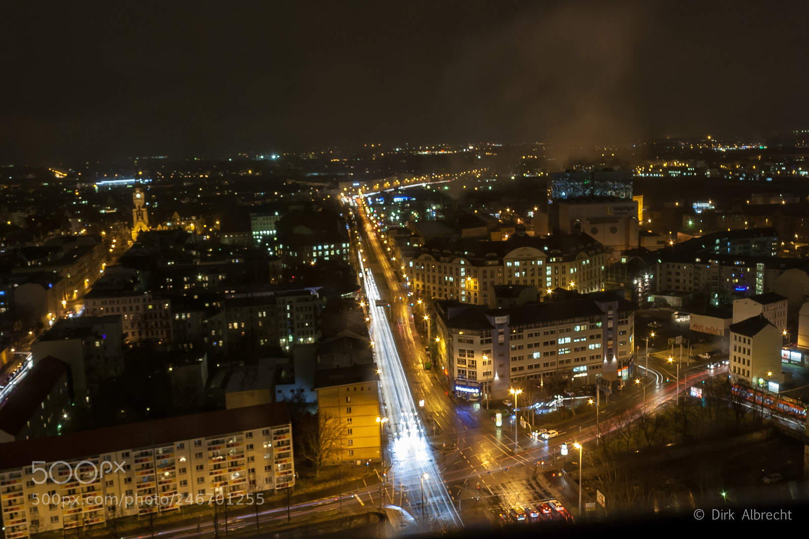 Canon EOS 1000D (EOS Digital Rebel XS / EOS Kiss F) sample photo. Leipzig at night photography