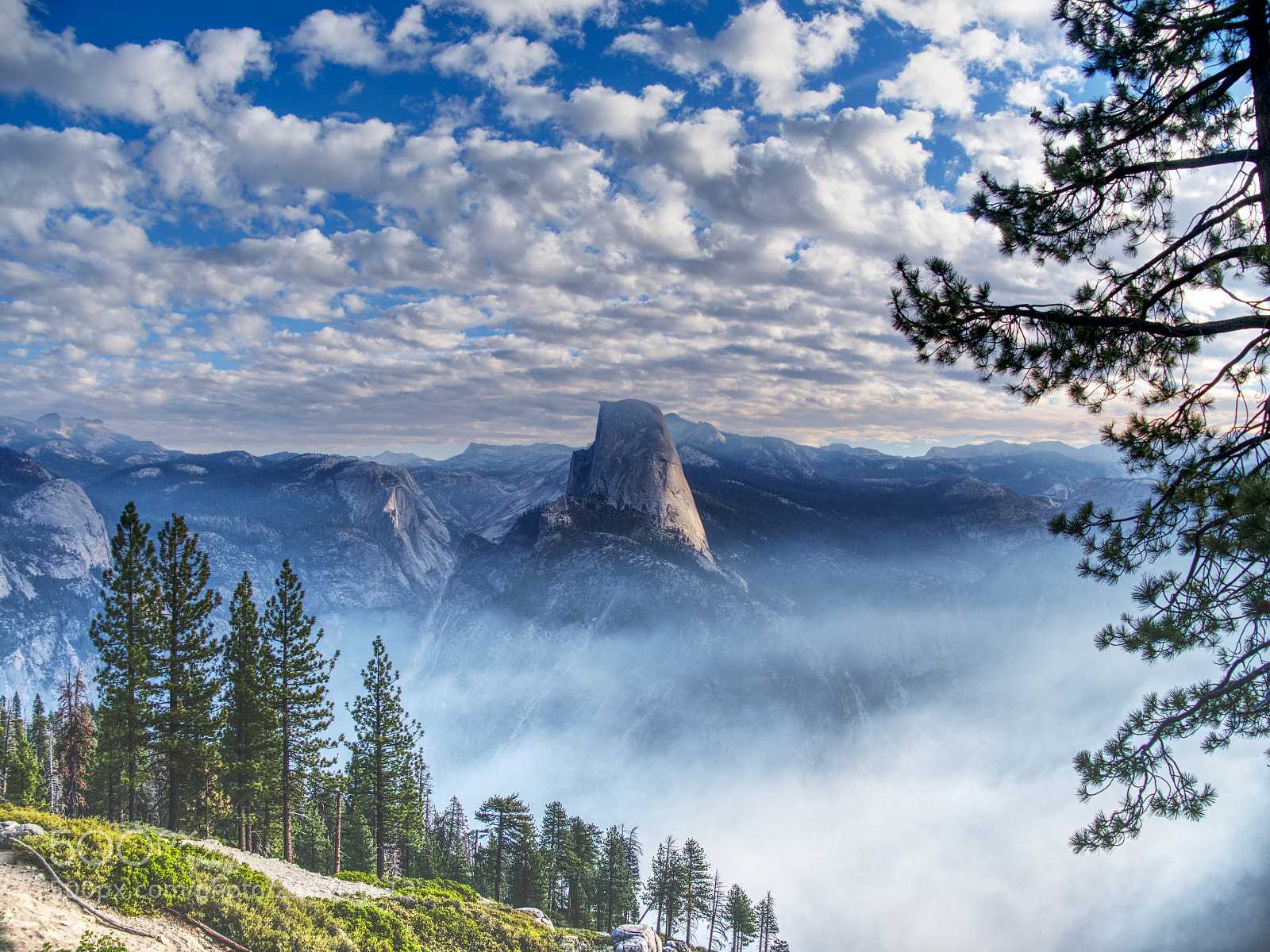 Panasonic Lumix DMC-G6 sample photo. Half dome, yosemite national photography