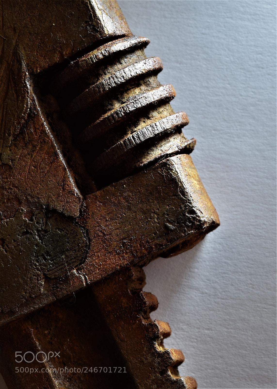 Nikon D5300 sample photo. Rusted wrench photography