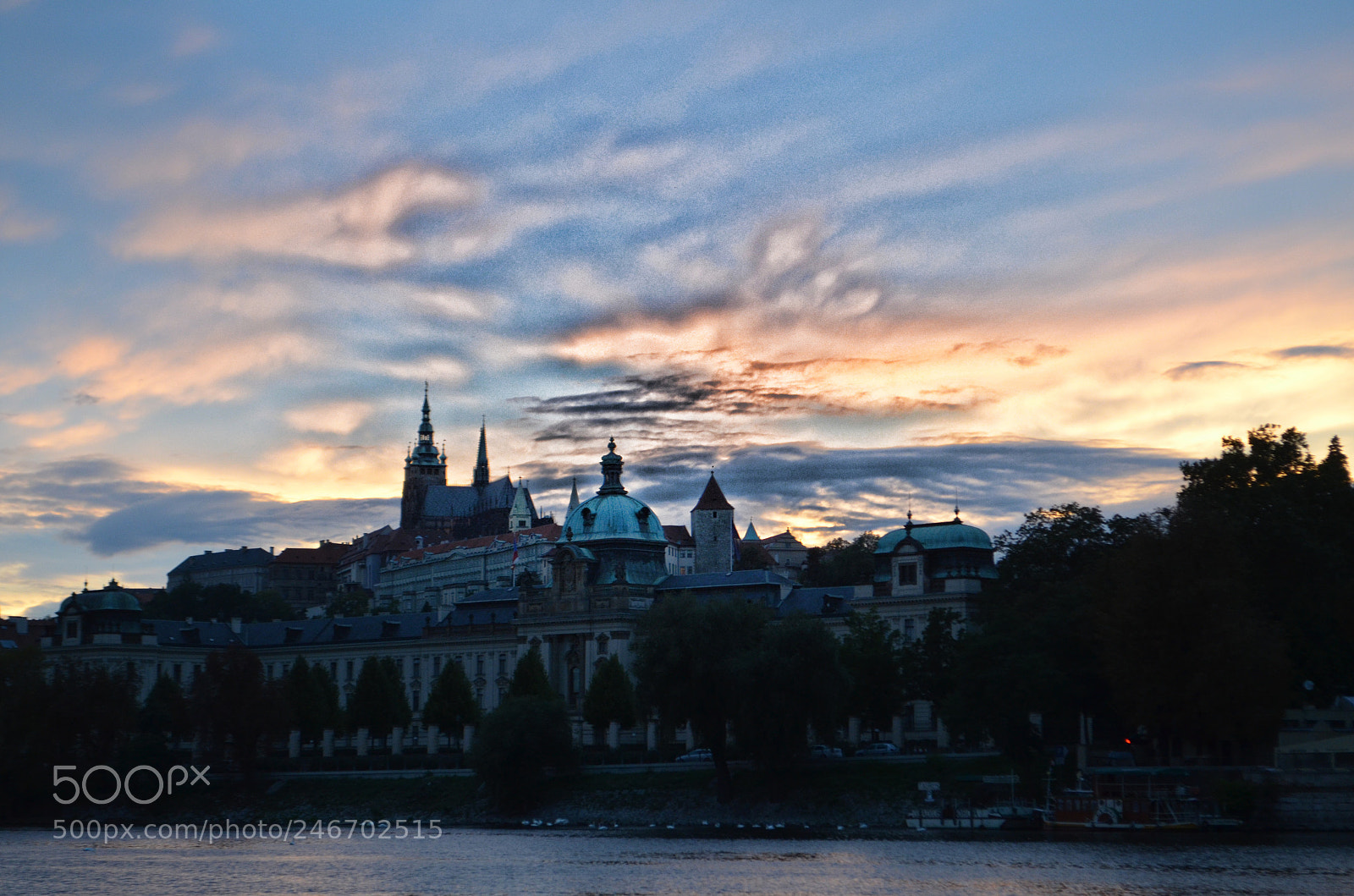 Nikon D5100 sample photo. Sunset @prague photography