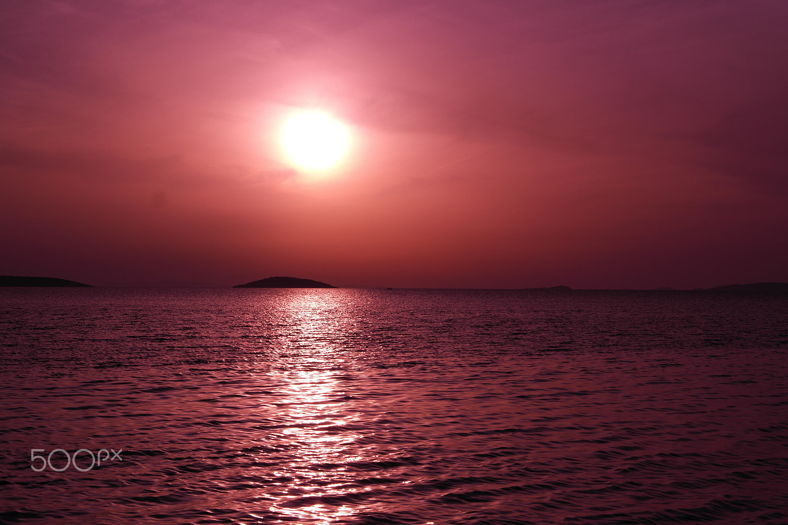 Samsung NX1100 sample photo. Sundown at kornati national park photography