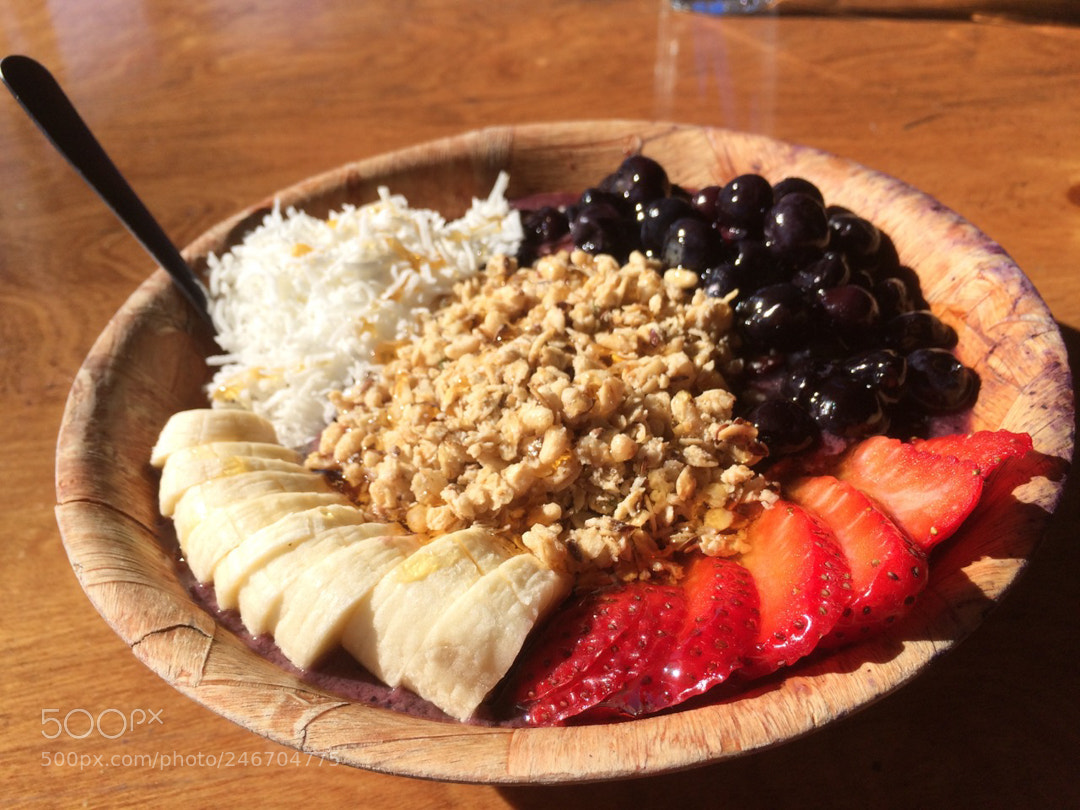 Apple iPhone 5s sample photo. Acai bowl photography
