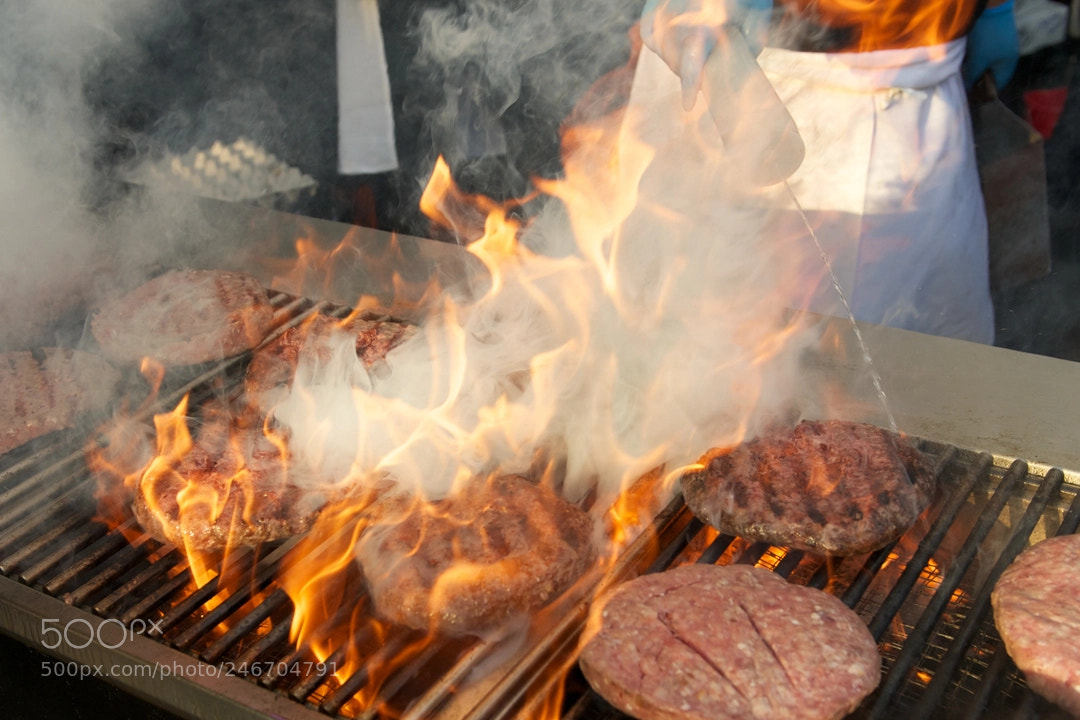 Nikon D3 sample photo. Grilling photography